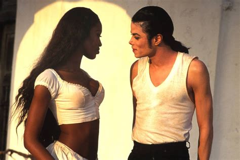 michael jackson naomi campbell video|More.